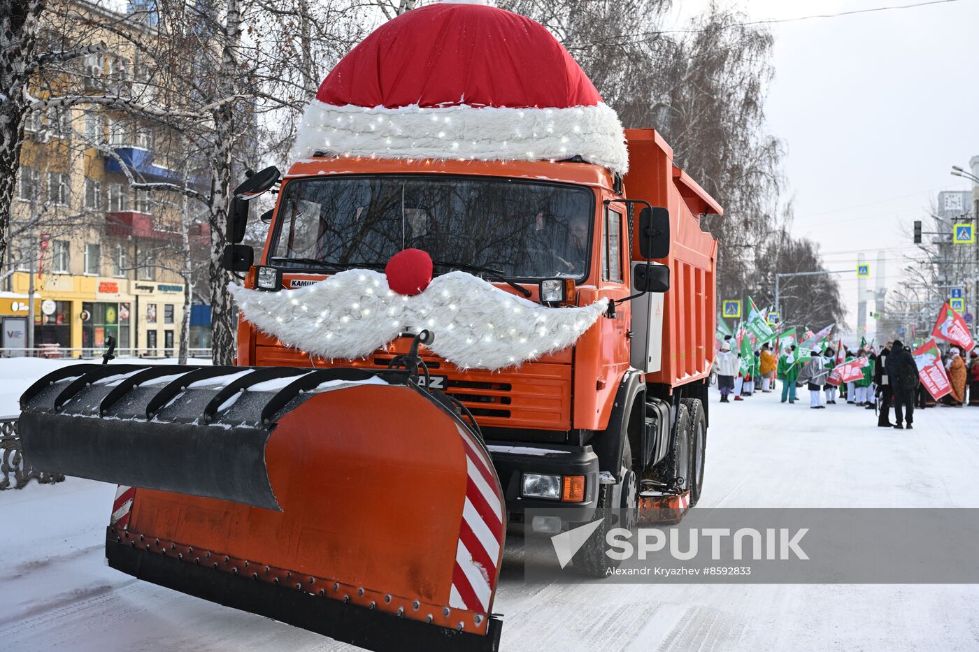 Russia New Year Season Parade