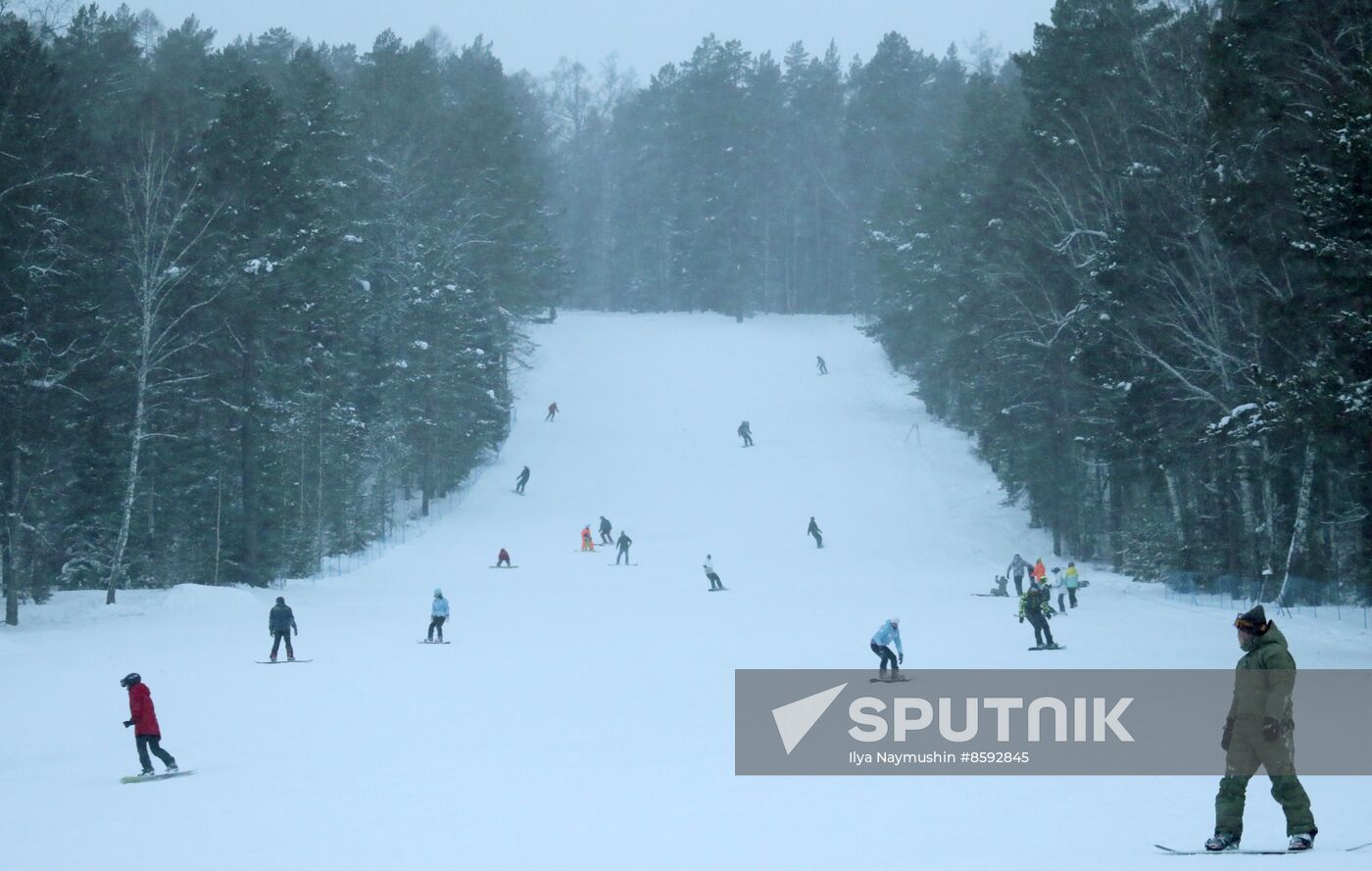 Russia Siberia Ski Resort