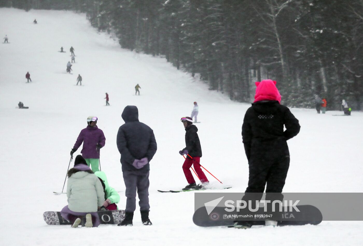 Russia Siberia Ski Resort