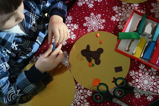 RUSSIA EXPO. Animated Christmas Tree: interactive animated filmmaking workshop