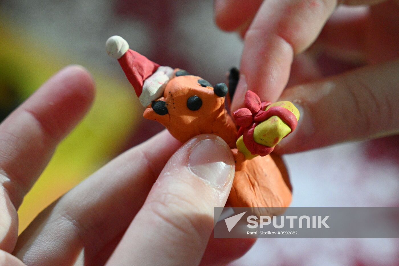 RUSSIA EXPO. Animated Christmas Tree: interactive animated filmmaking workshop