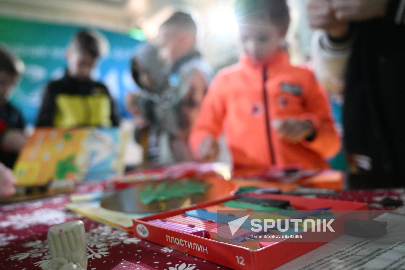 RUSSIA EXPO. Animated Christmas Tree: interactive animated filmmaking workshop