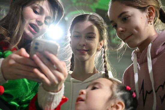 RUSSIA EXPO. Animated Christmas Tree: interactive animated filmmaking workshop