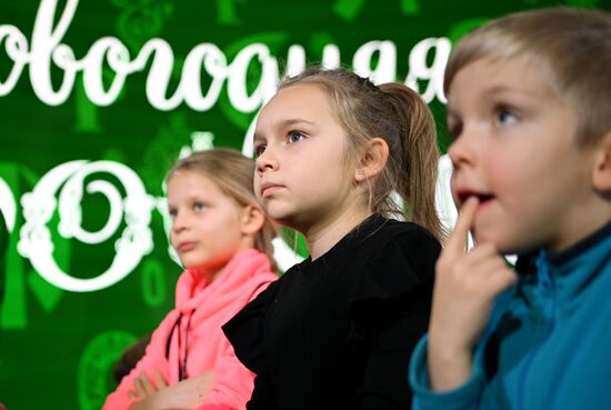 RUSSIA EXPO. Animated Christmas Tree: interactive animated filmmaking workshop