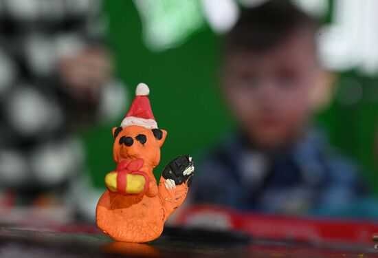 RUSSIA EXPO. Animated Christmas Tree: interactive animated filmmaking workshop