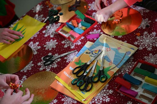 RUSSIA EXPO. Animated Christmas Tree: interactive animated filmmaking workshop