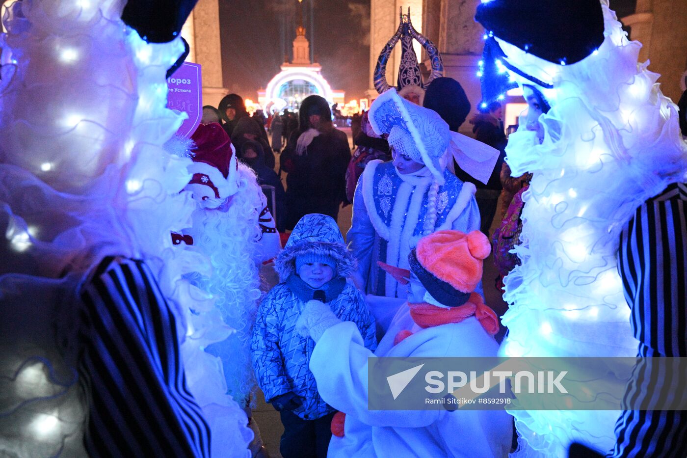 RUSSIA EXPO. Father Frost Parade