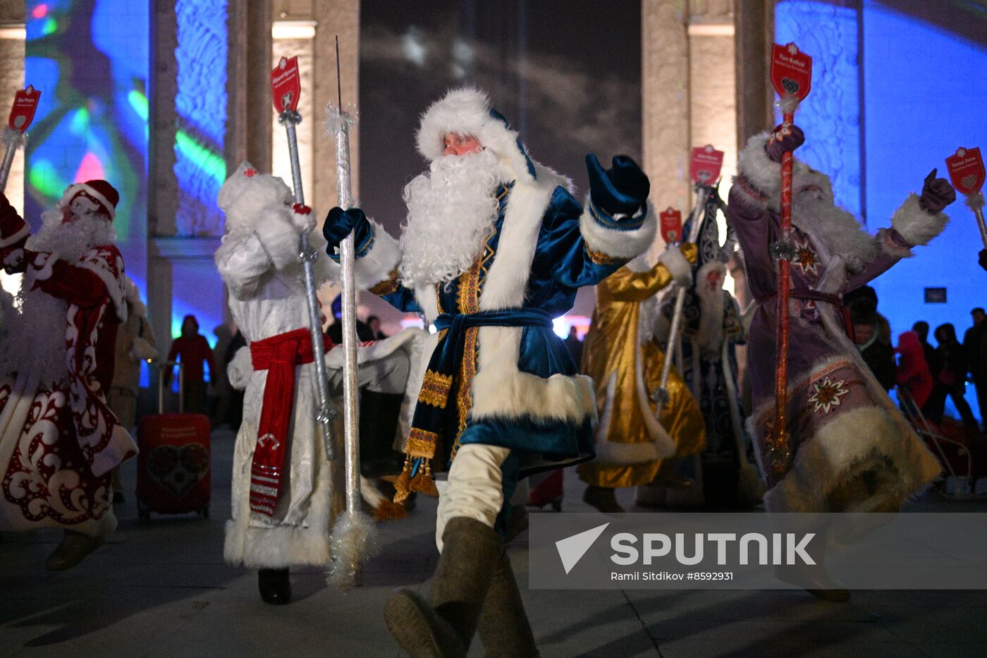 RUSSIA EXPO. Father Frost Parade