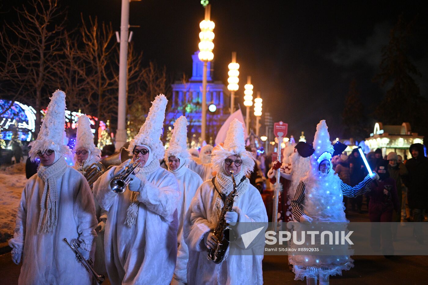 RUSSIA EXPO. Father Frost Parade