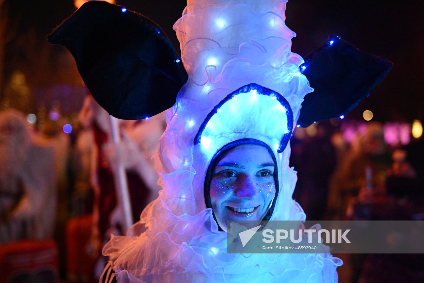 RUSSIA EXPO. Father Frost Parade