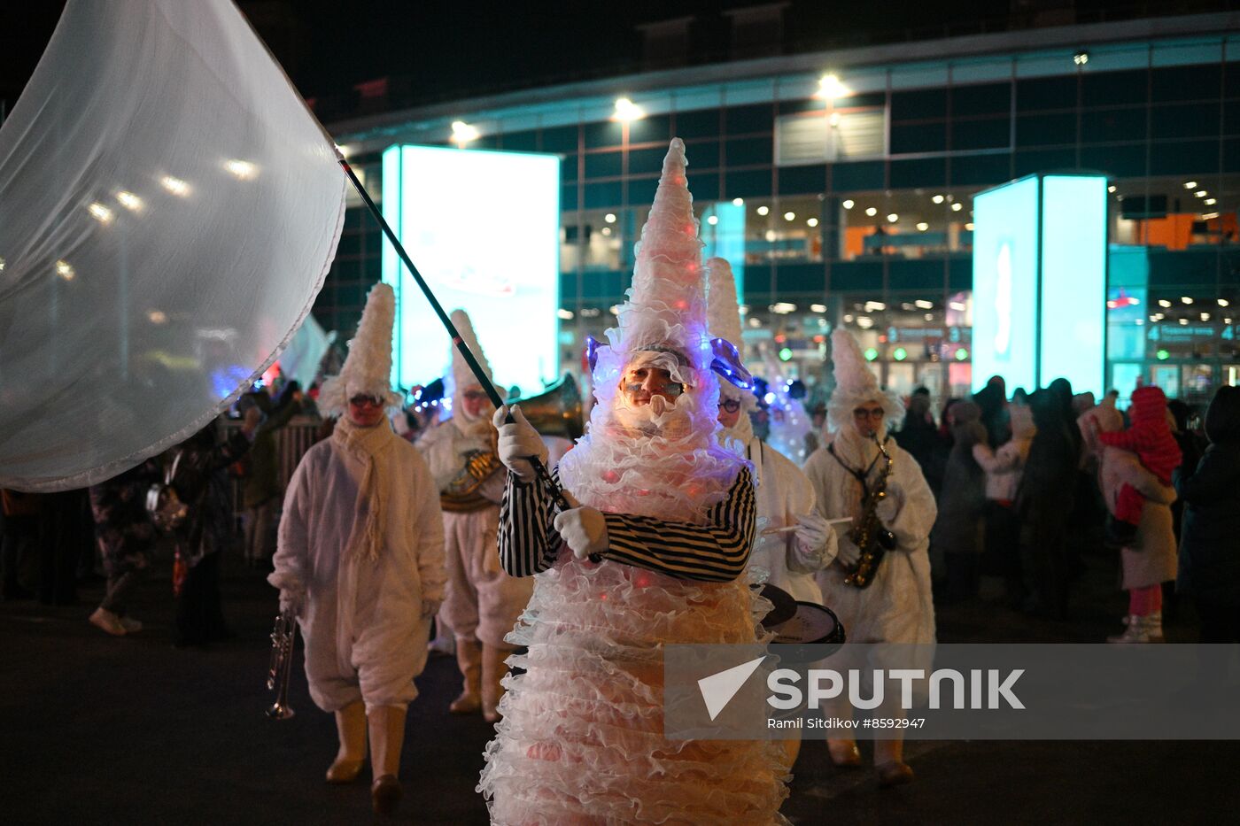 RUSSIA EXPO. Father Frost Parade