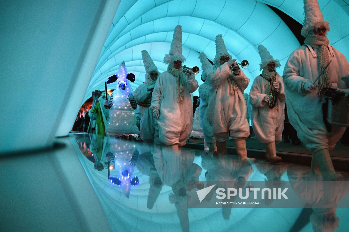 RUSSIA EXPO. Father Frost Parade