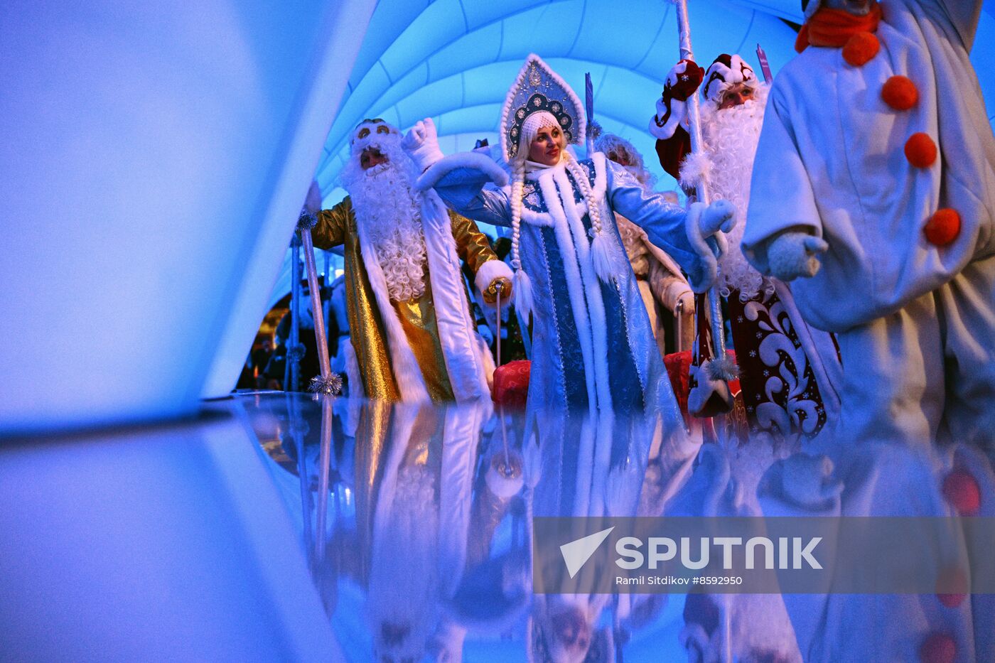 RUSSIA EXPO. Father Frost Parade