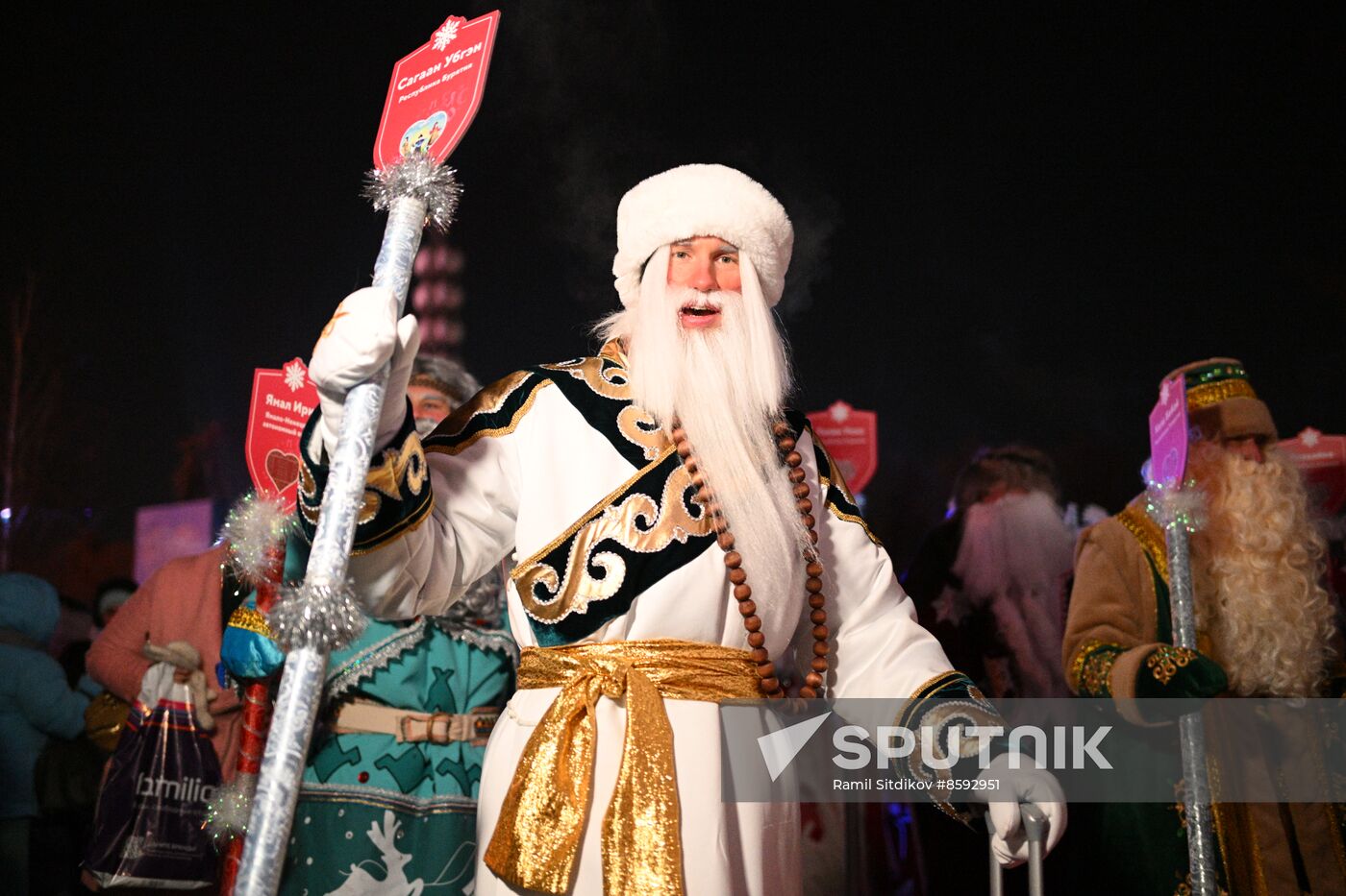 RUSSIA EXPO. Father Frost Parade