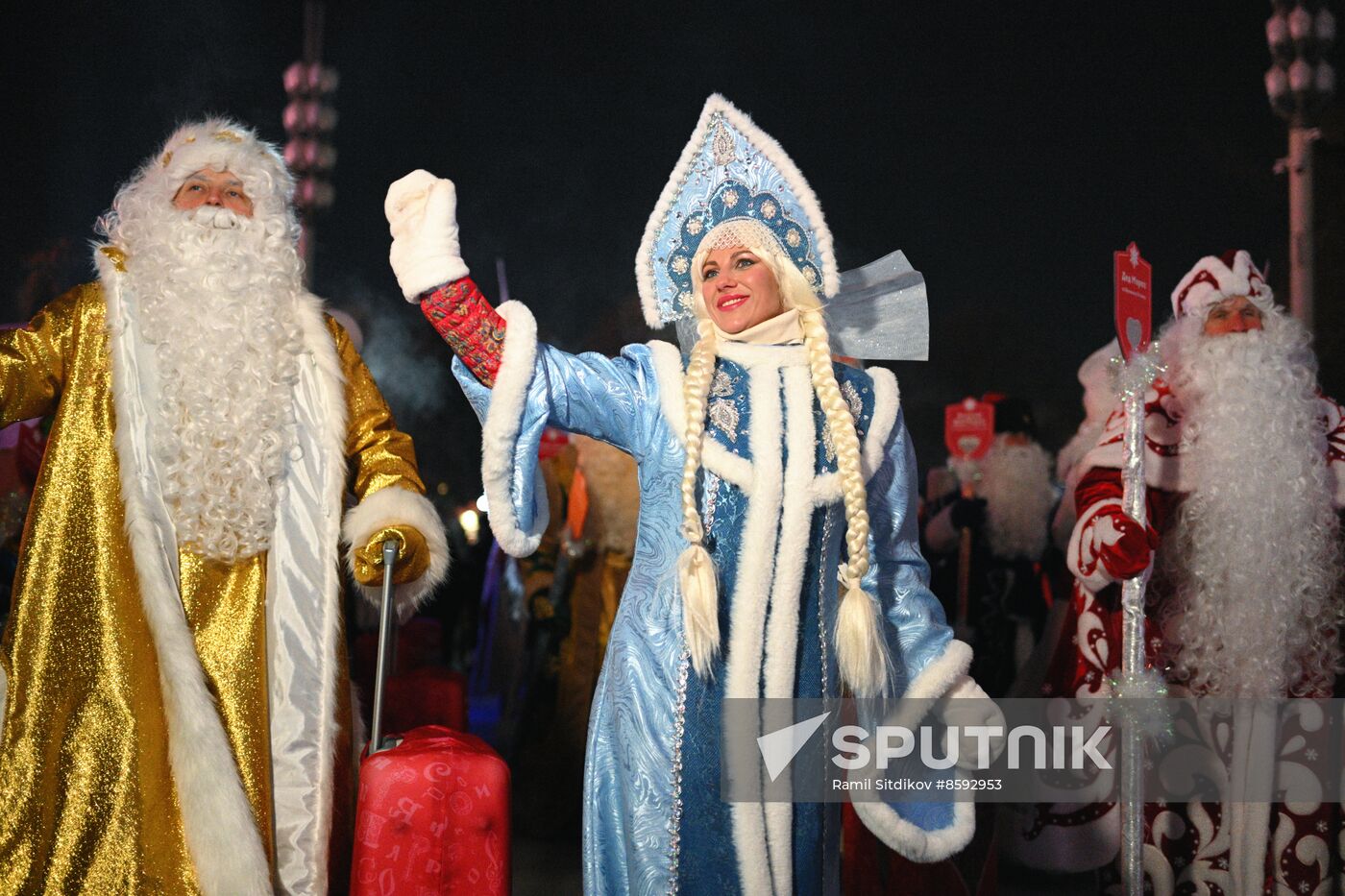 RUSSIA EXPO. Father Frost Parade