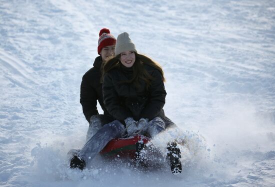 Russia Winter Leisure
