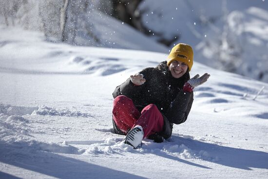 Russia Winter Leisure