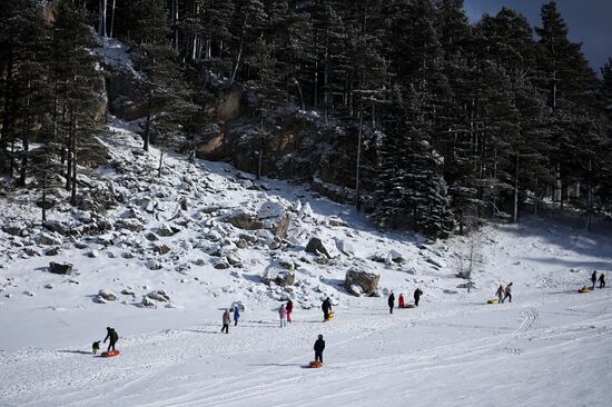 Russia Winter Leisure