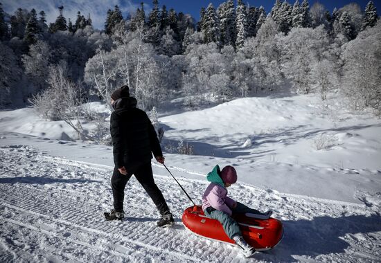 Russia Winter Leisure