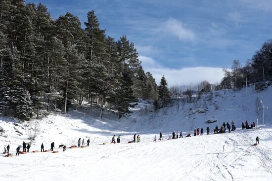 Russia Winter Leisure