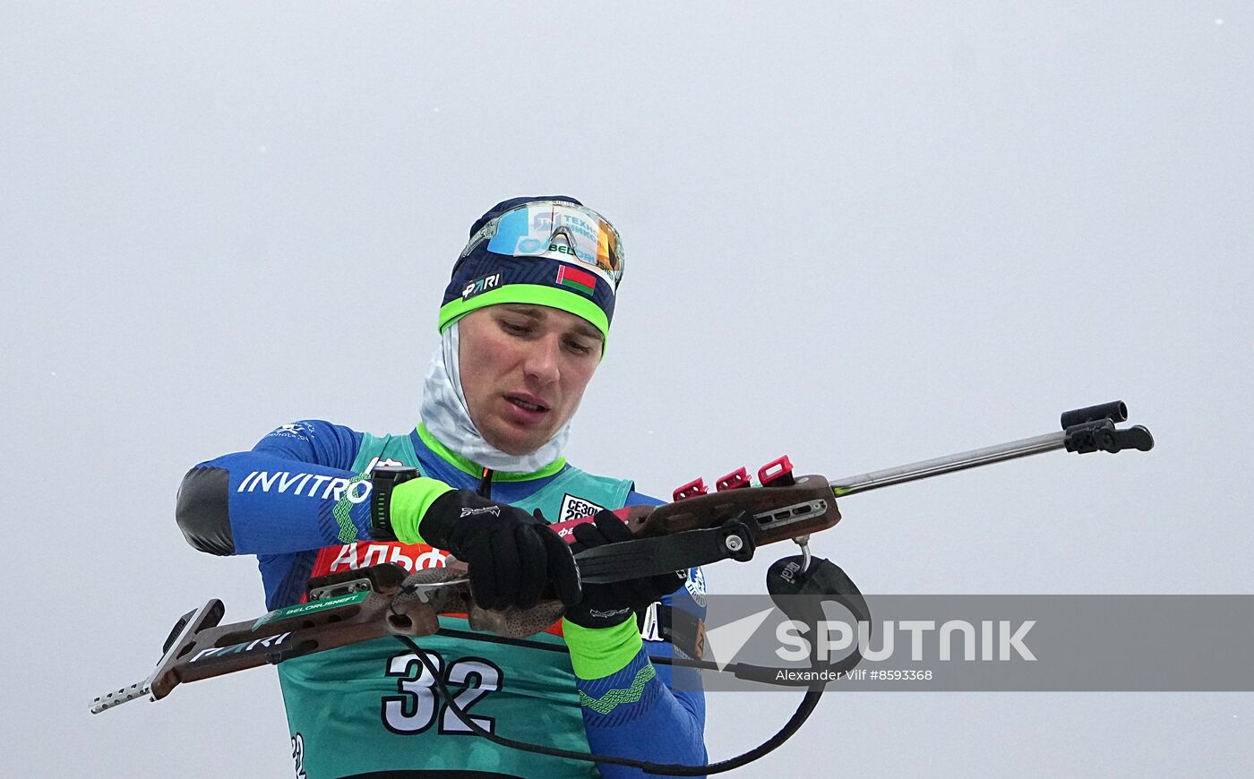 Belarus Biathlon Commonwealth Cup Men Sprint