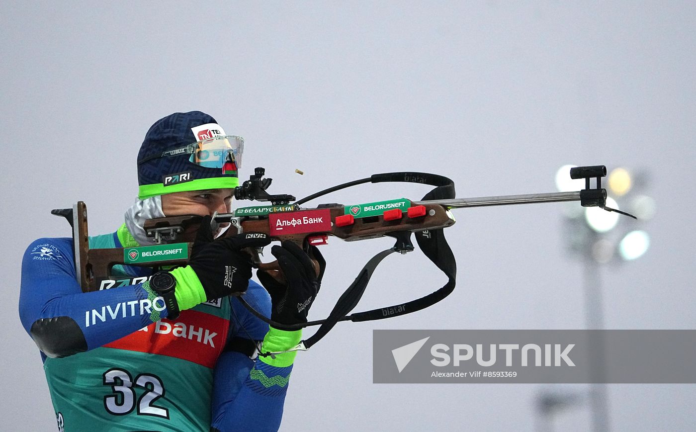 Belarus Biathlon Commonwealth Cup Men Sprint