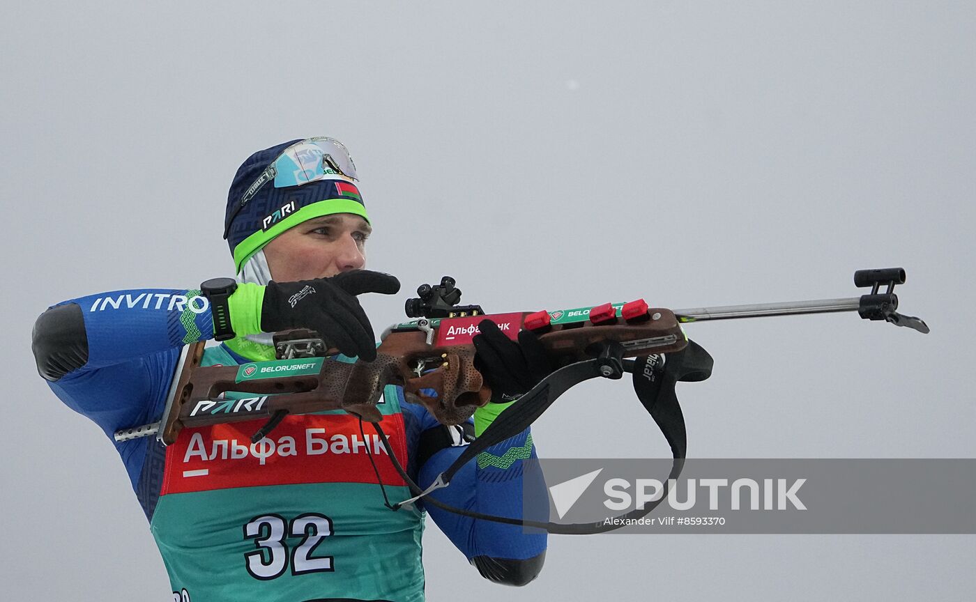 Belarus Biathlon Commonwealth Cup Men Sprint