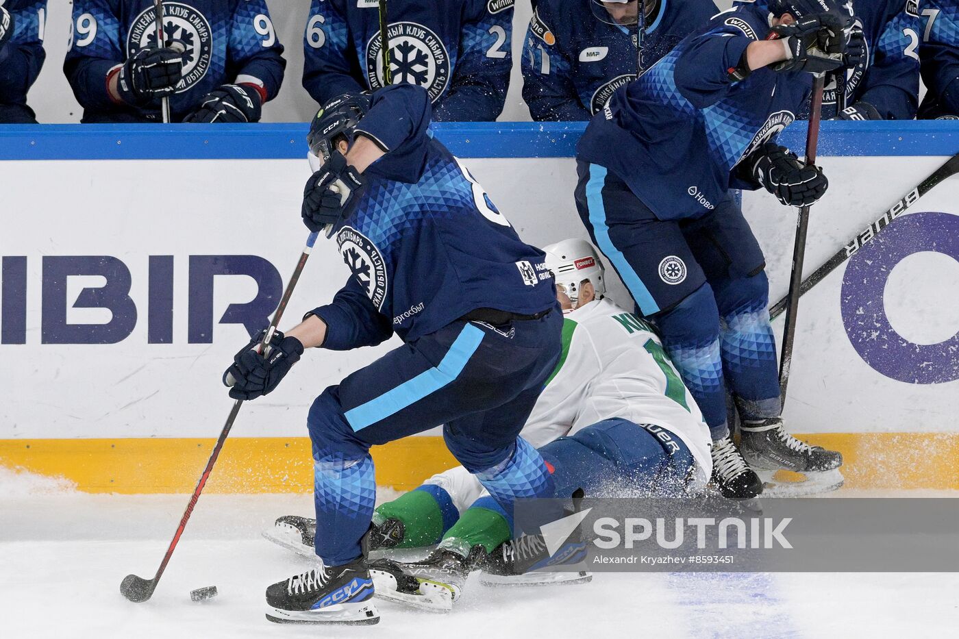 Russia Ice Hockey Kontinental League Sibir - Salavat Yulaev