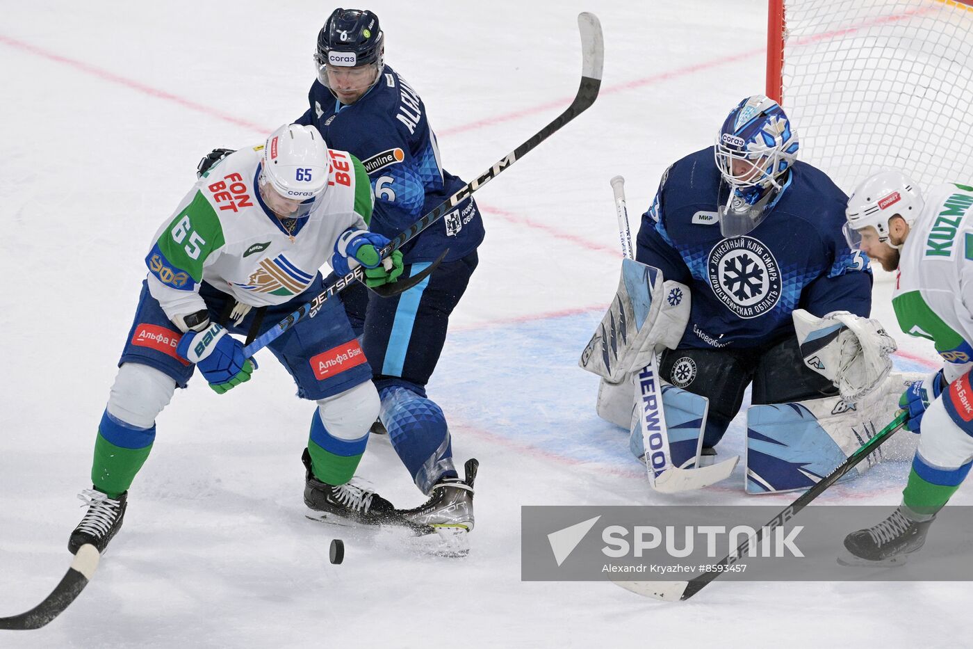 Russia Ice Hockey Kontinental League Sibir - Salavat Yulaev