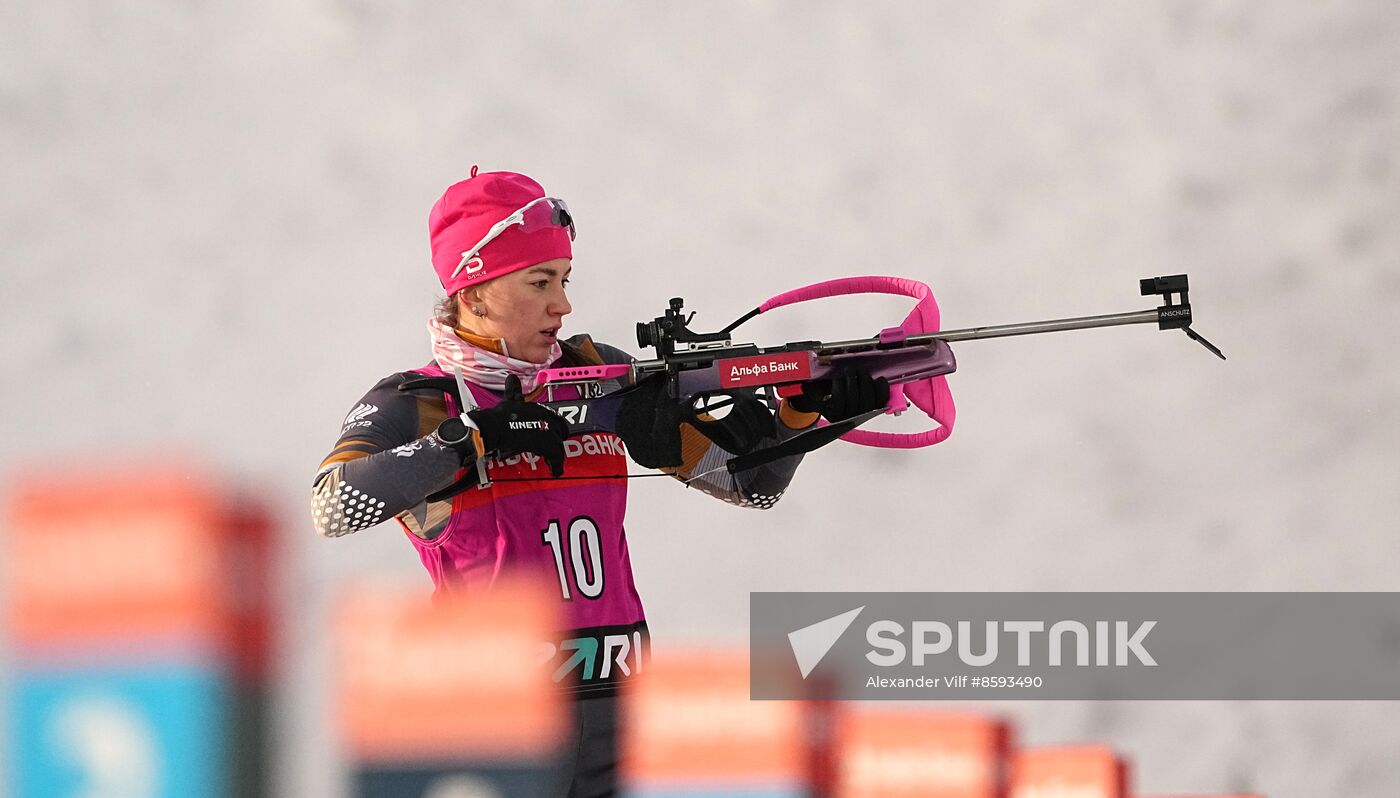 Belarus Biathlon Commonwealth Cup Women Sprint