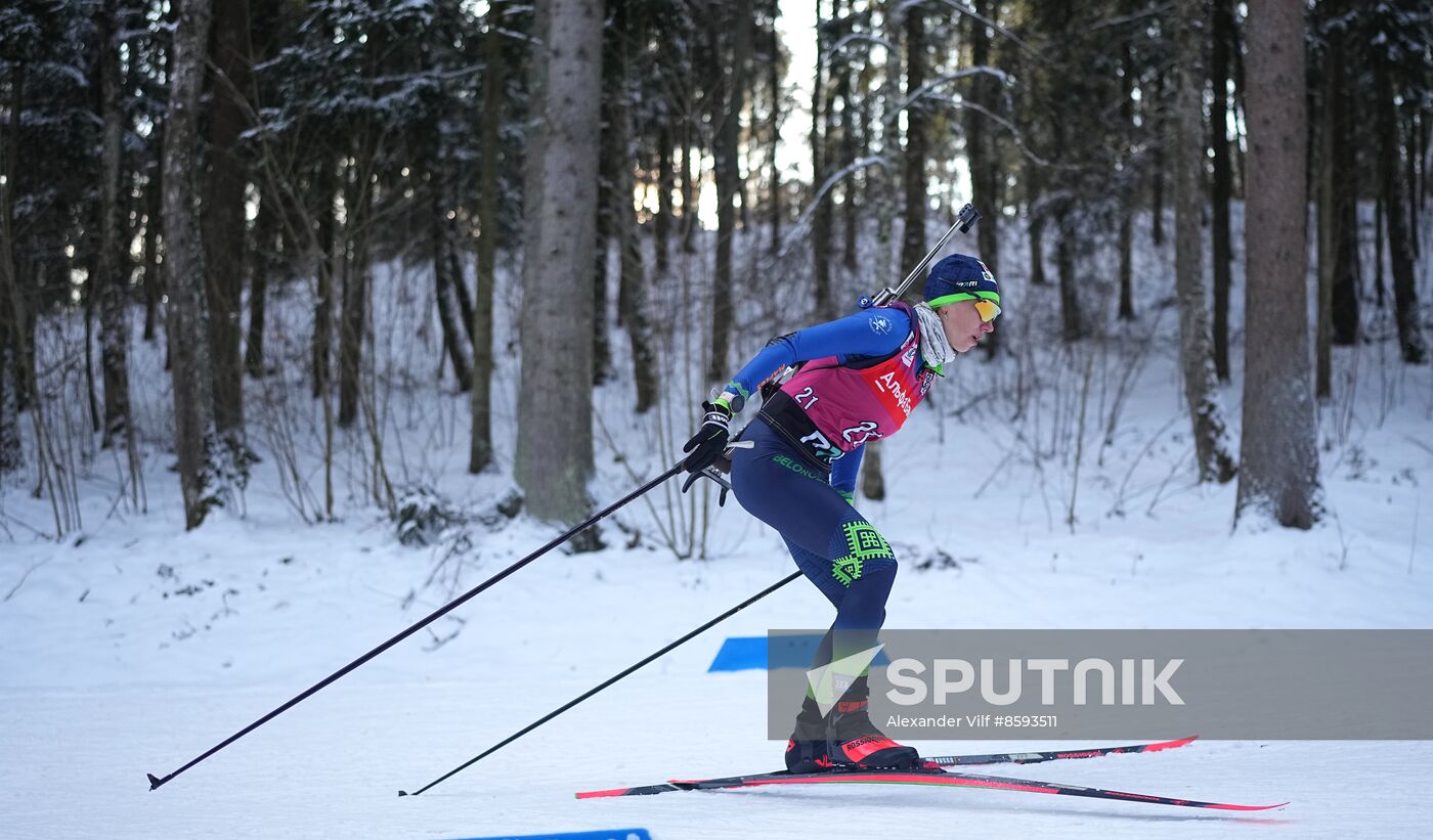 Belarus Biathlon Commonwealth Cup Women Sprint