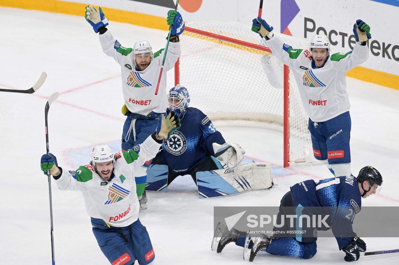 Russia Ice Hockey Kontinental League Sibir - Salavat Yulaev