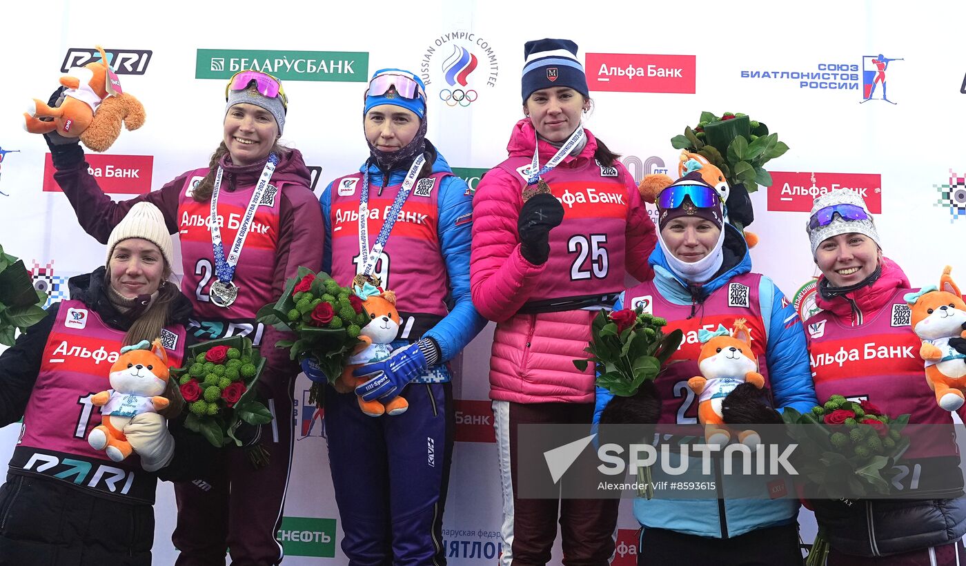 Belarus Biathlon Commonwealth Cup Women Sprint