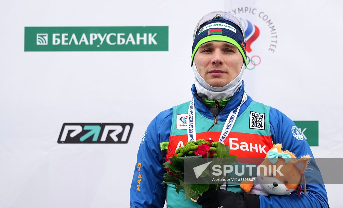 Belarus Biathlon Commonwealth Cup Men Pursuit