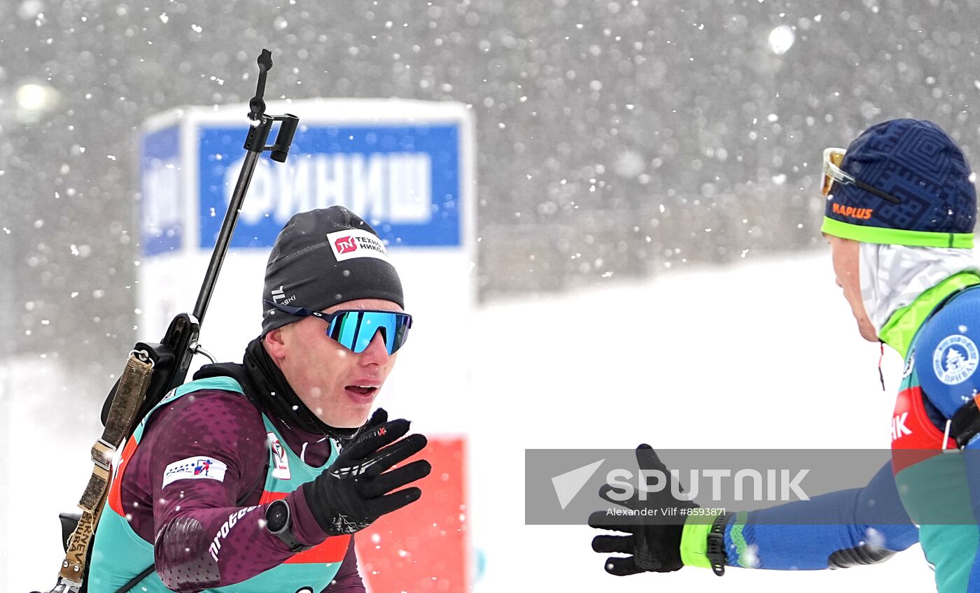 Belarus Biathlon Commonwealth Cup Men Pursuit