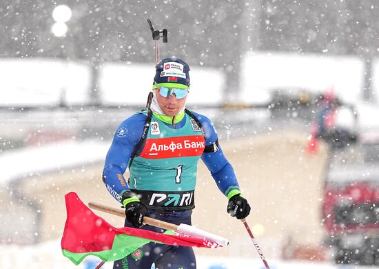 Belarus Biathlon Commonwealth Cup Men Pursuit