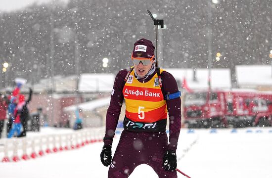 Belarus Biathlon Commonwealth Cup Men Pursuit
