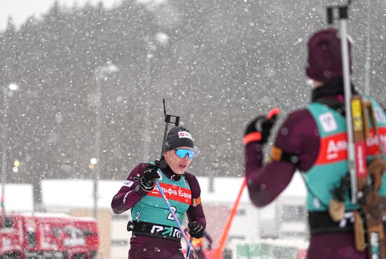 Belarus Biathlon Commonwealth Cup Men Pursuit