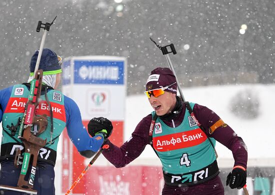 Belarus Biathlon Commonwealth Cup Men Pursuit