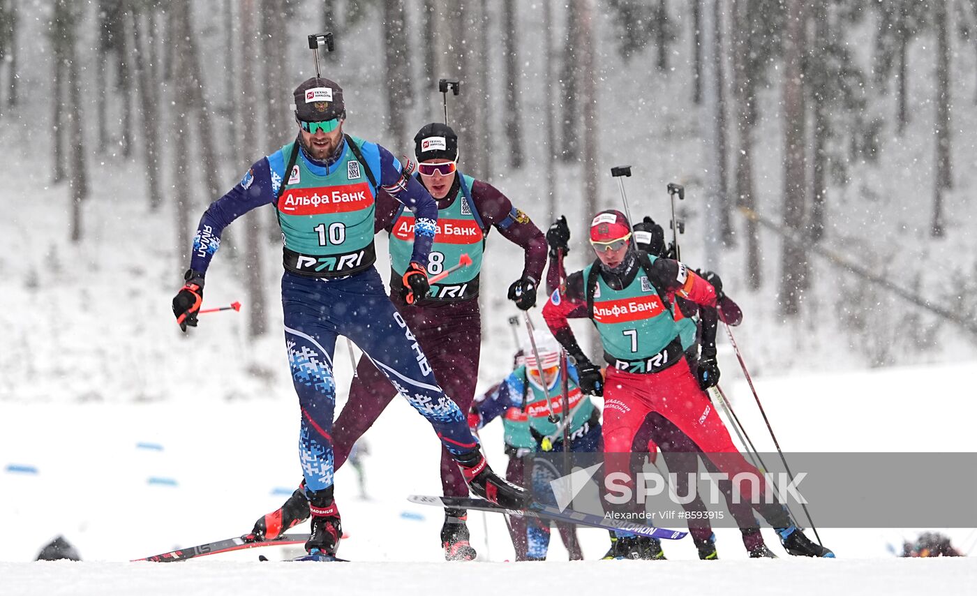 Belarus Biathlon Commonwealth Cup Men Pursuit