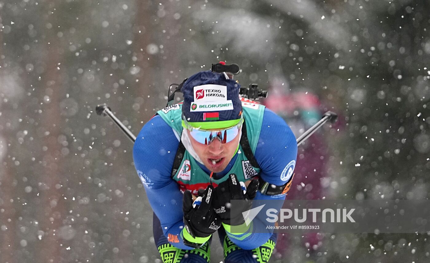 Belarus Biathlon Commonwealth Cup Men Pursuit