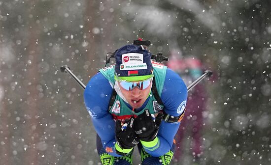 Belarus Biathlon Commonwealth Cup Men Pursuit