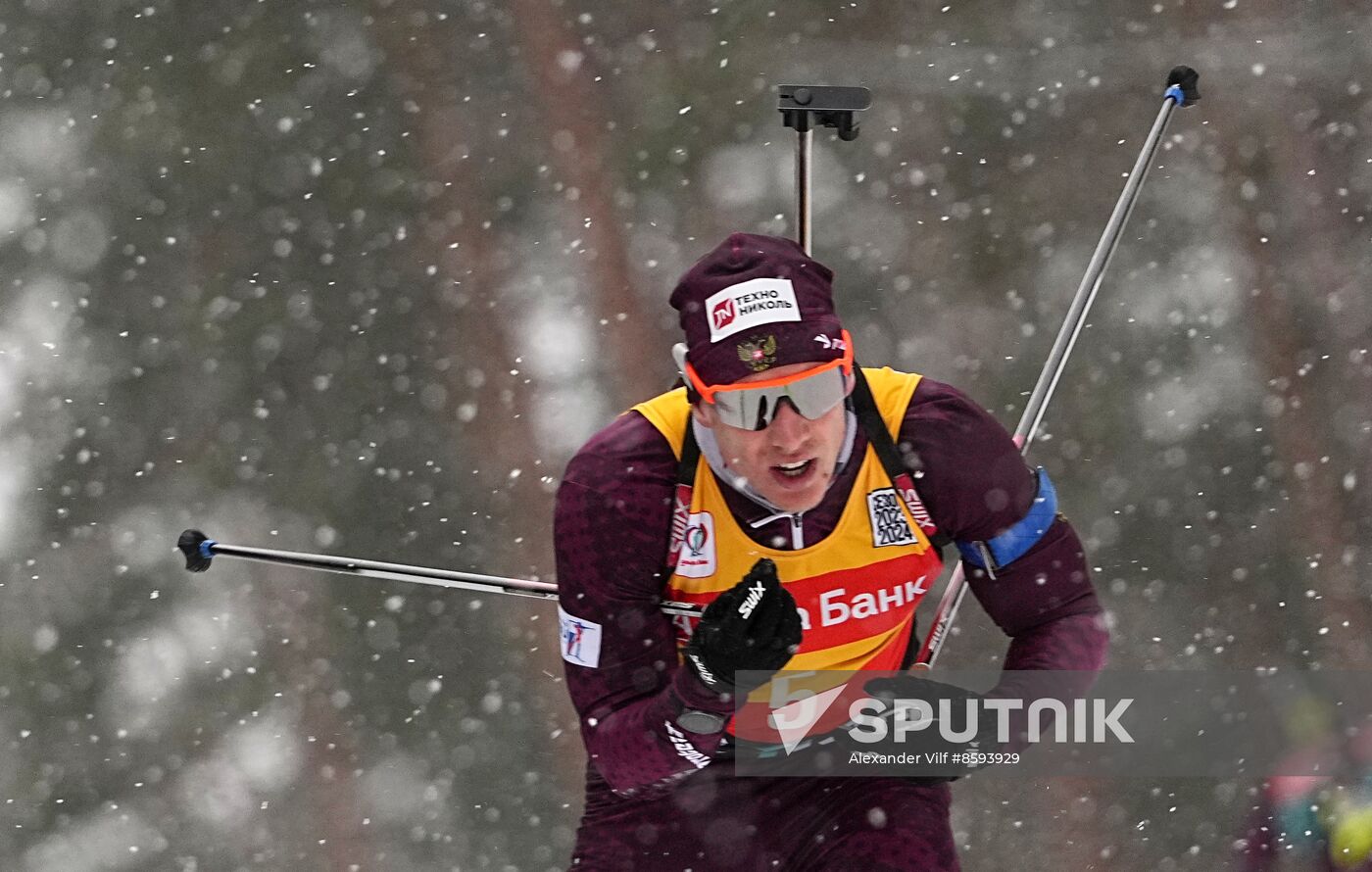 Belarus Biathlon Commonwealth Cup Men Pursuit