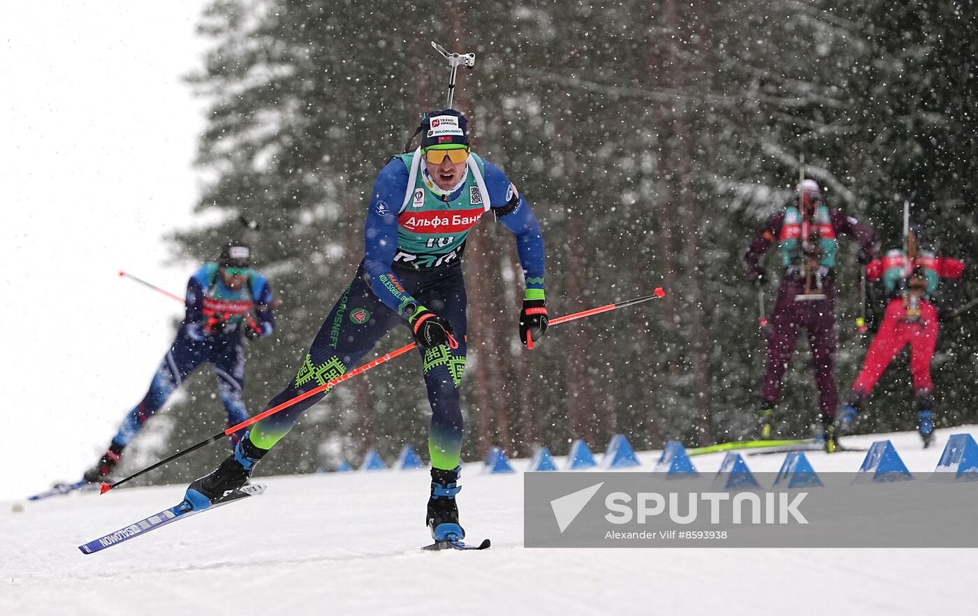 Belarus Biathlon Commonwealth Cup Men Pursuit