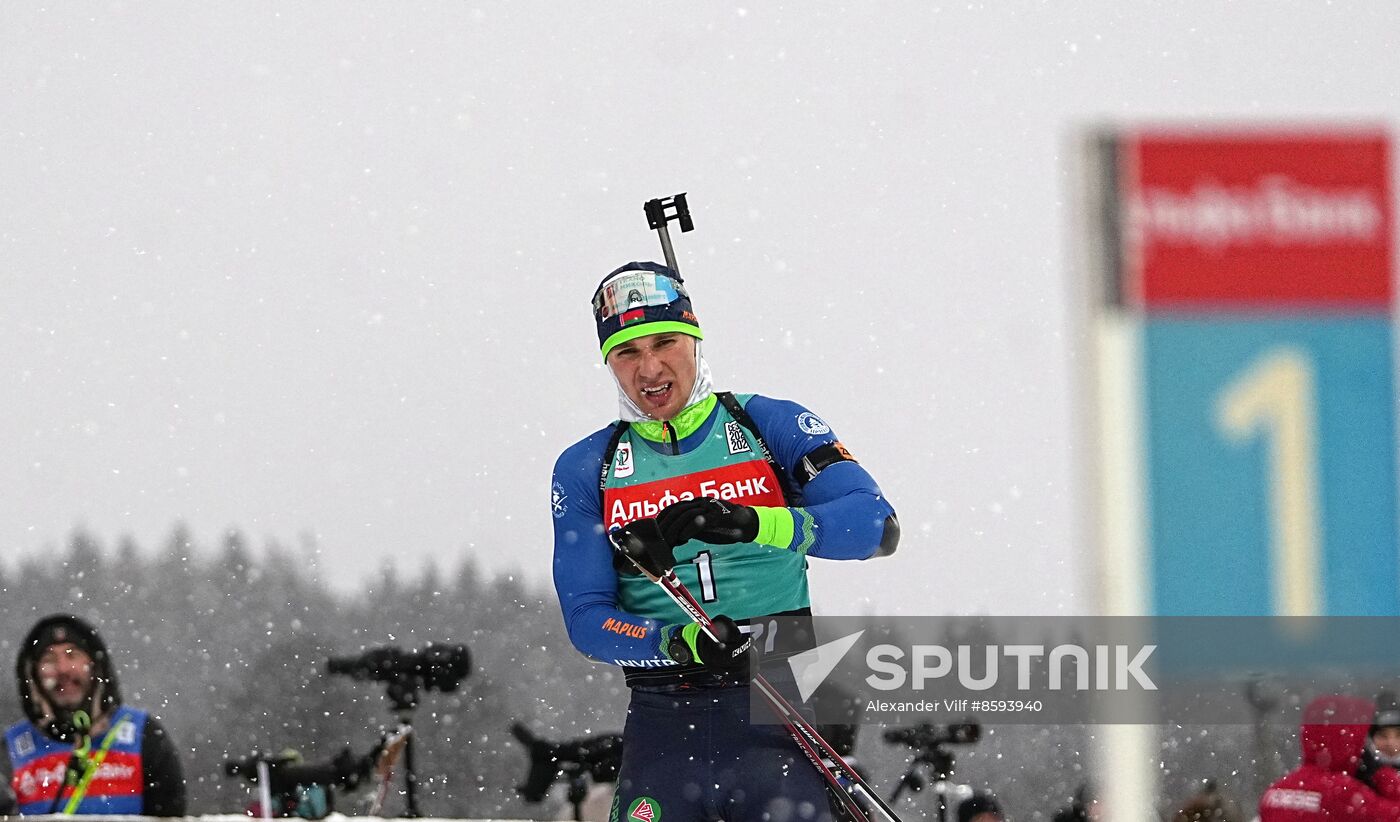 Belarus Biathlon Commonwealth Cup Men Pursuit