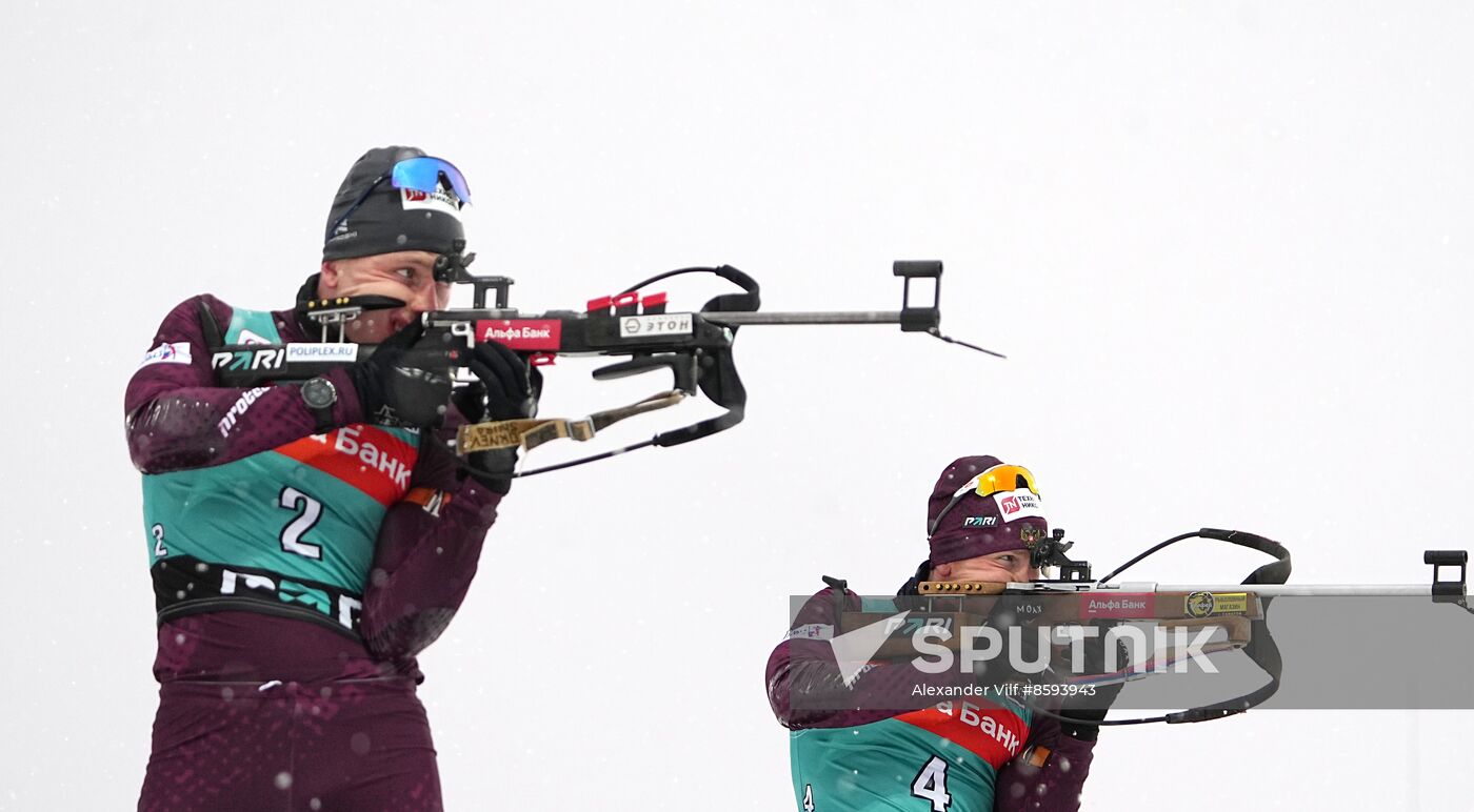 Belarus Biathlon Commonwealth Cup Men Pursuit