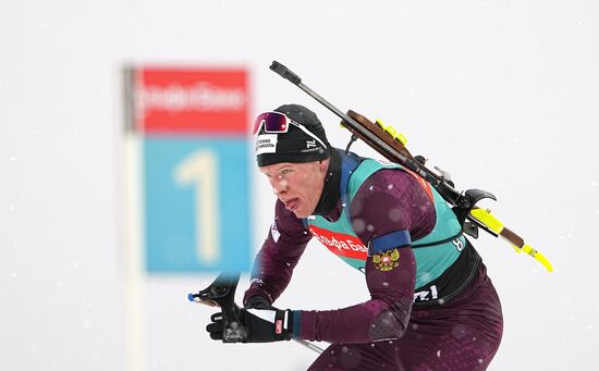 Belarus Biathlon Commonwealth Cup Men Pursuit