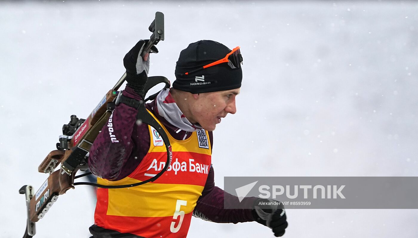 Belarus Biathlon Commonwealth Cup Men Pursuit