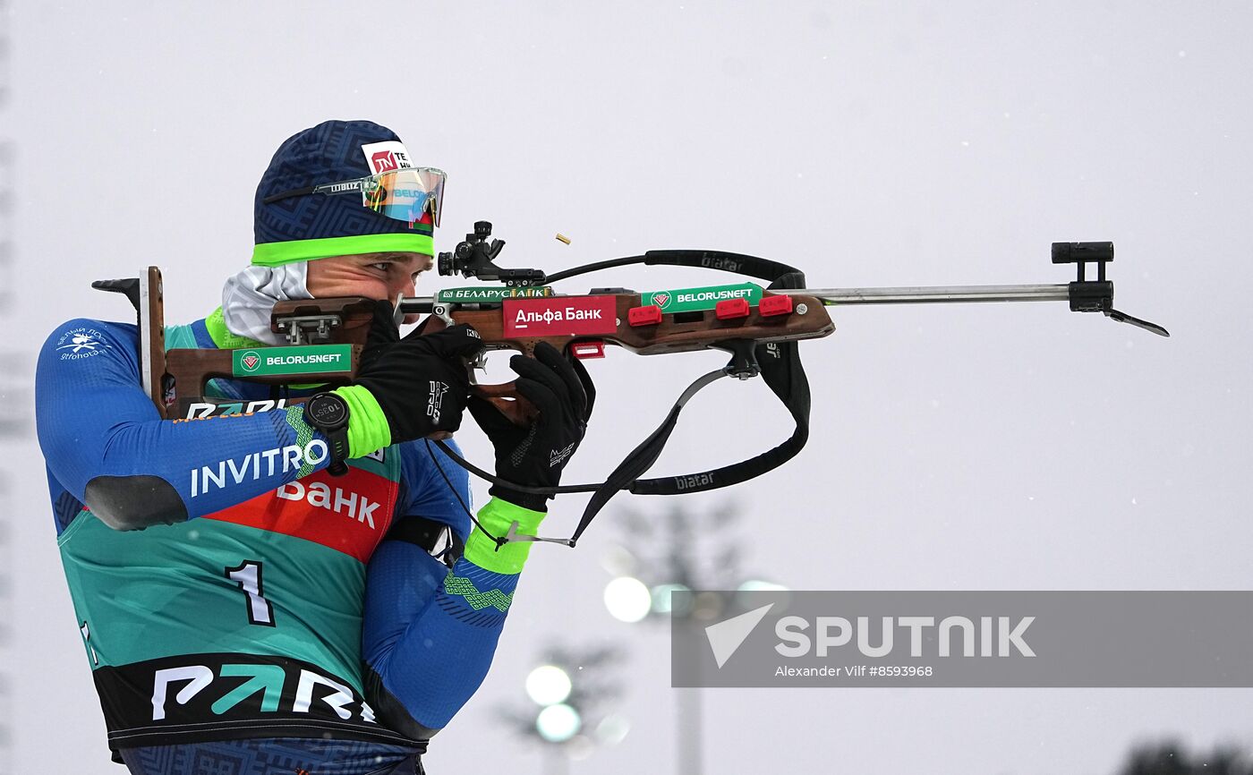 Belarus Biathlon Commonwealth Cup Men Pursuit