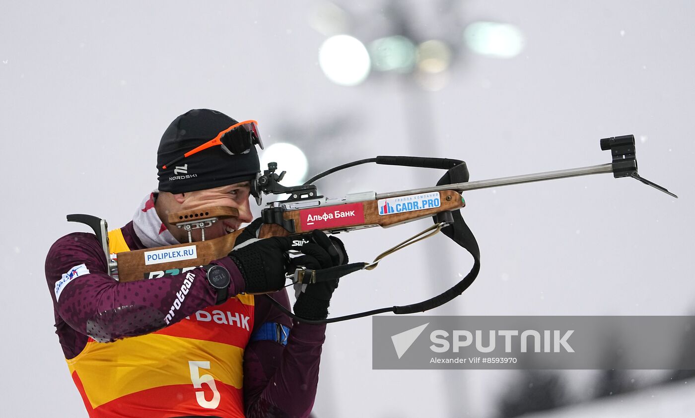 Belarus Biathlon Commonwealth Cup Men Pursuit